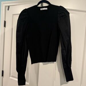 Zara puff sleeve shirt